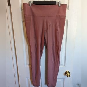 Old Navy dusty rose sculpt leggings
